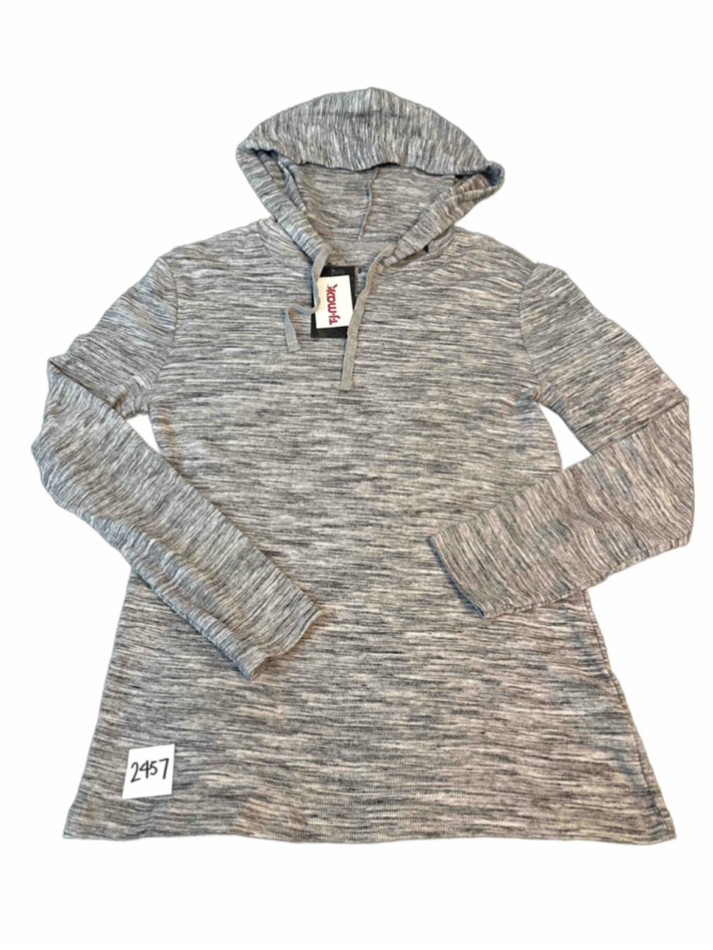 Women's Rustic Souls Hoodie Sweatshirt Size S Grey White